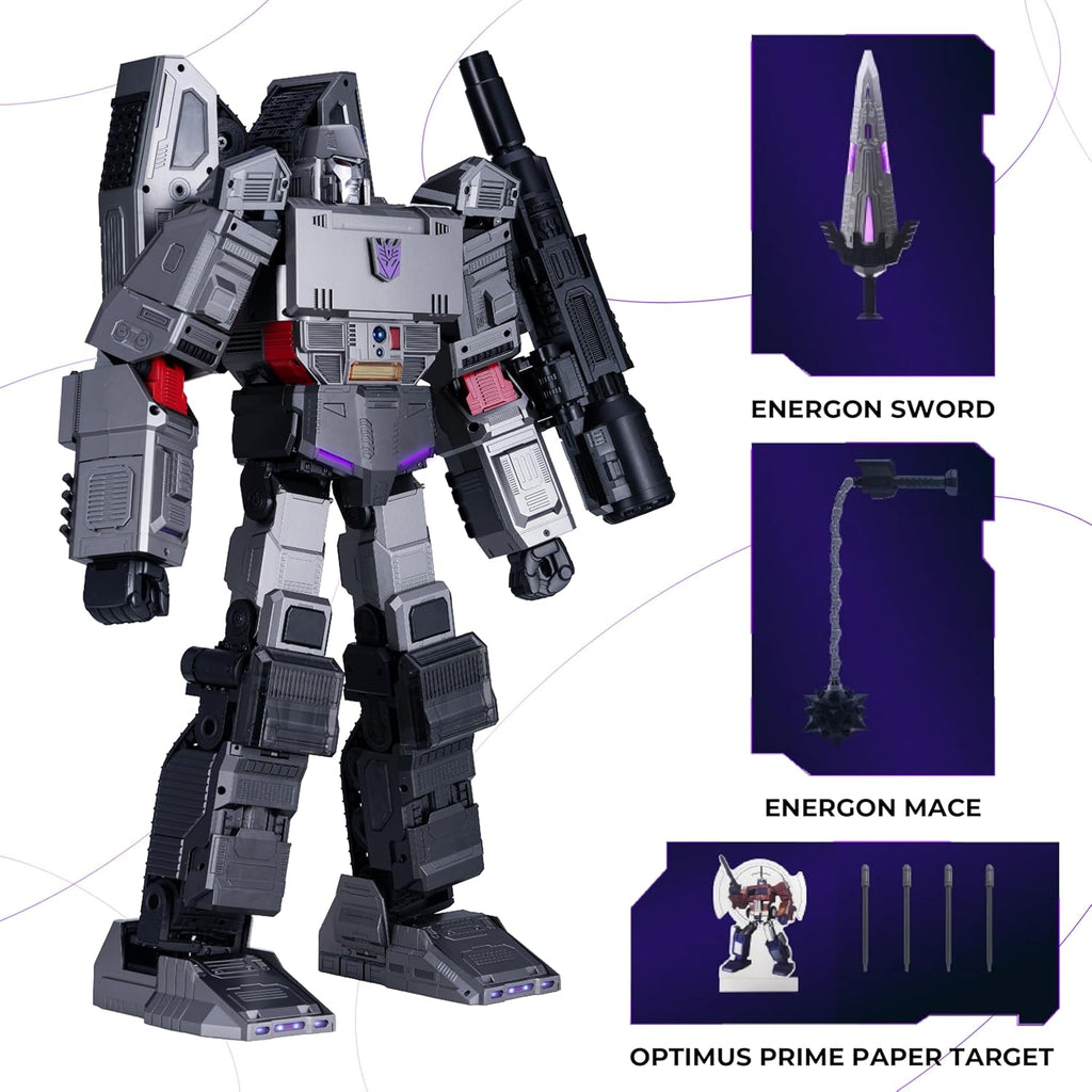 Robosen Voice-Activated Transforming Megatron Tank & Free Shipping